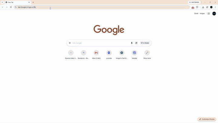 Reverse video search in action